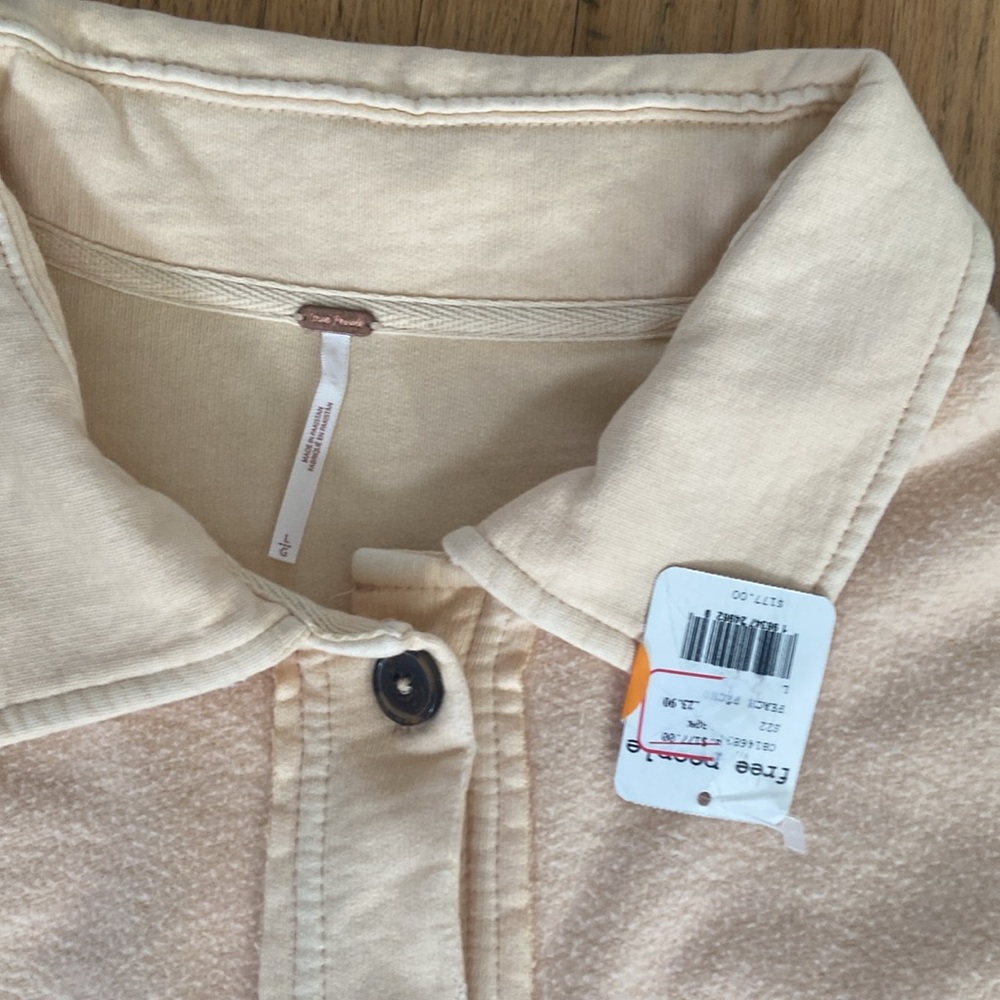 NEW Free People Ruby Jacket in Peach - Picture 5 of 6